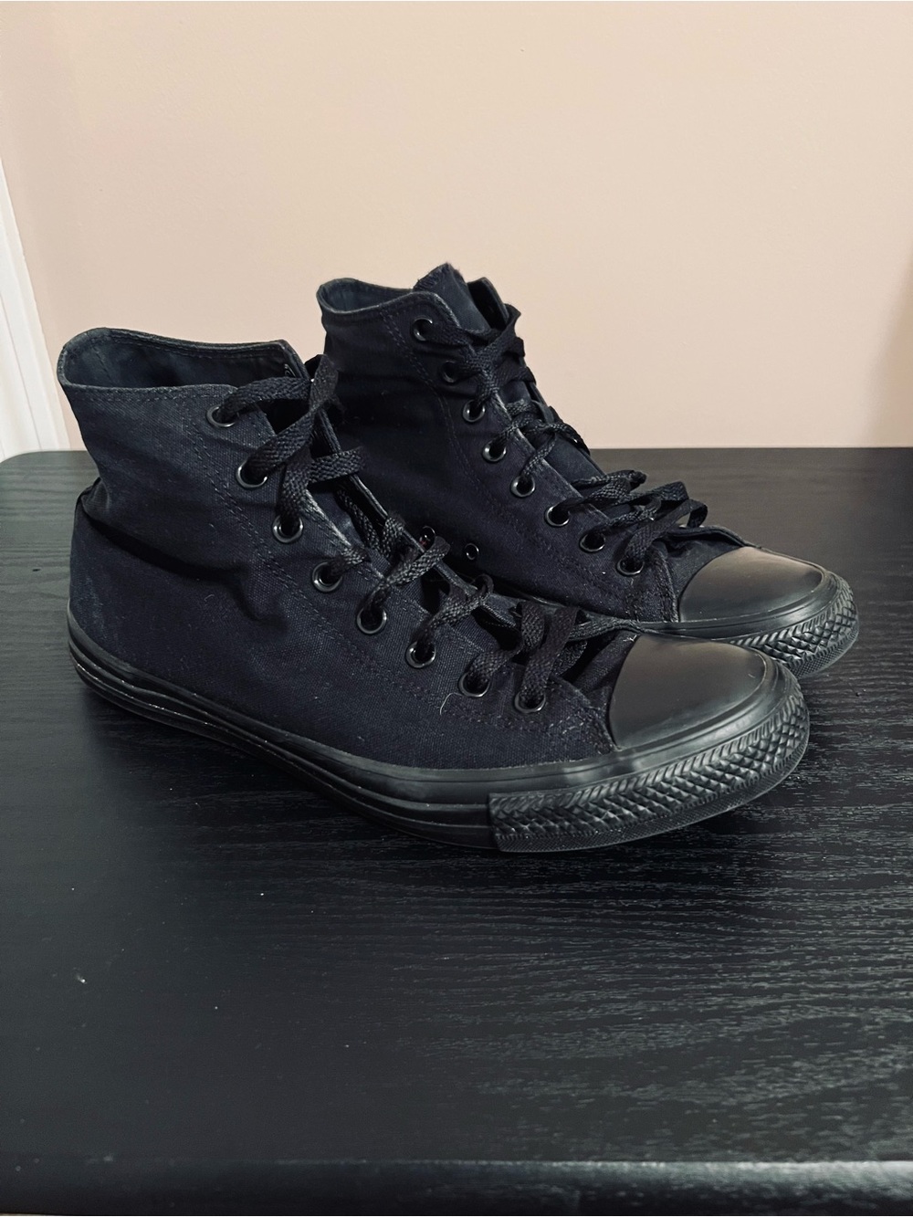 Converse All Star Chuck Taylor high top black / Men’s 10 Women’s 12